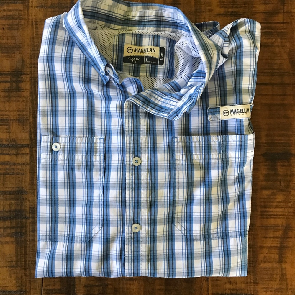 Magellan Outdoors Men’s short sleeve fishing shirt